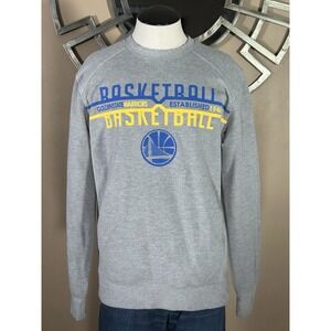UNK Golden State Warriors NBA  Crew Neck GRAY Sweater Men's Small With‎ Pockets